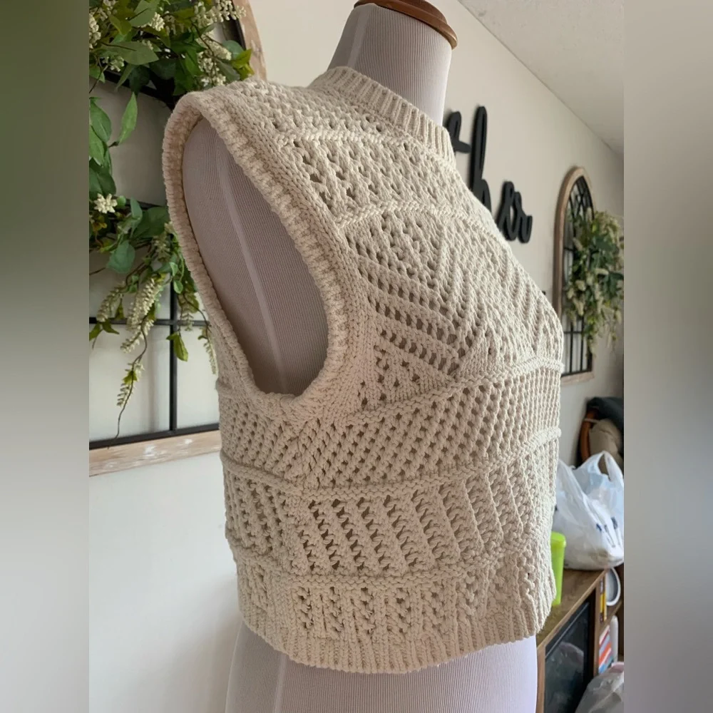 rag & bone sleeveless crotchet tank - Picture 2 of 4